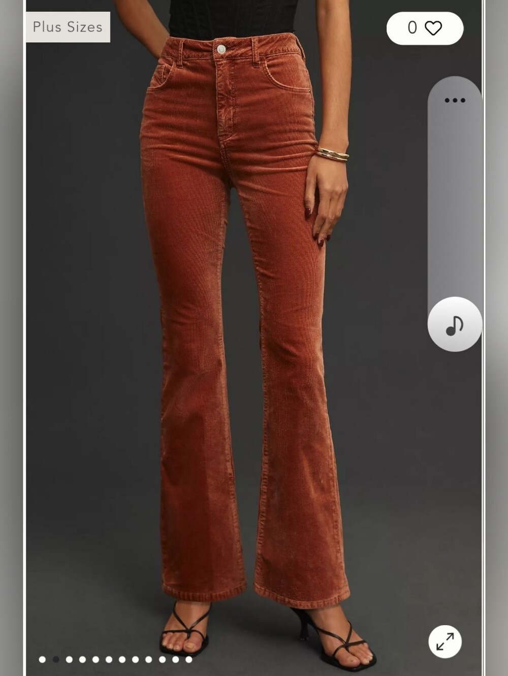 Pilcro Antrophologie The Icon Flare Corduroy Jeans